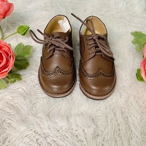 Janie and Jack Boys Leather Shoes